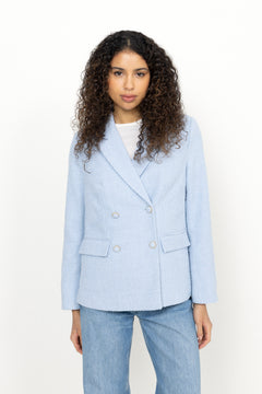 Yaspetra Ls Boucle Blazer - Skyway
