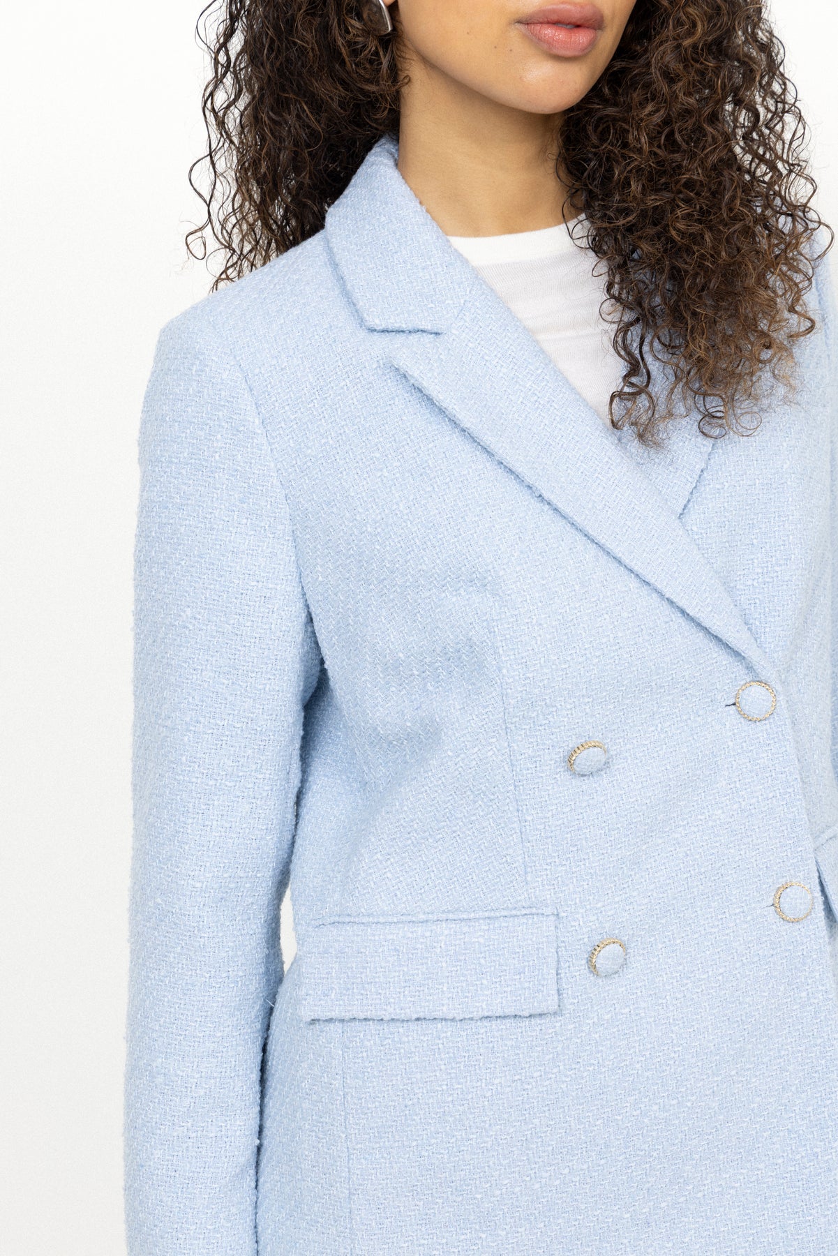 Yaspetra Ls Boucle Blazer - Skyway