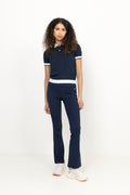 Fiona Flared Leggings - Jl Navy