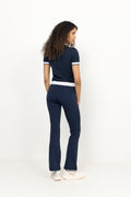 Fiona Flared Leggings - Jl Navy