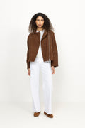 Hulla Suede Jacket - Brown