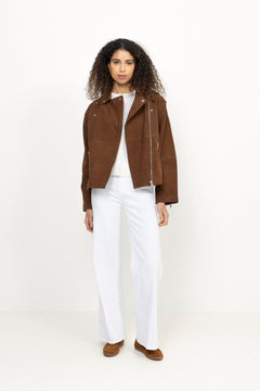 Hulla Suede Jacket - Brown