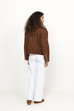 Hulla Suede Jacket - Brown