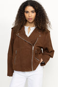 Hulla Suede Jacket - Brown