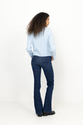 Yaselena Ls Knit Cardigan - Skyway