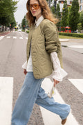 W. Light Padded Jacket - Lt. Green
