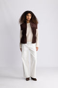 Tariet Teddy Fleece Vest - Onyx