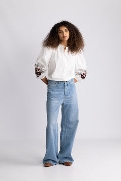 Mysa Popli Shirt - Ecru