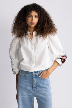 Mysa Popli Shirt - Ecru
