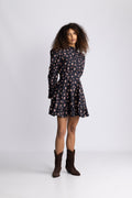 Poplin Mini Dress - Petals