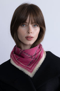 Brombeere Wica Scarf - Carmine Pink