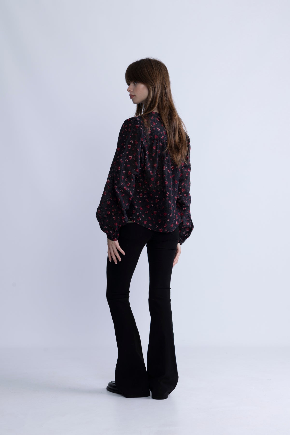 Nancy Shirt Aop - Syrah Flower