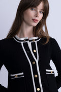 Gweneth Jacket - Black/Ecru
