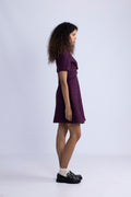 Dottie Mini Dress - Burgundy
