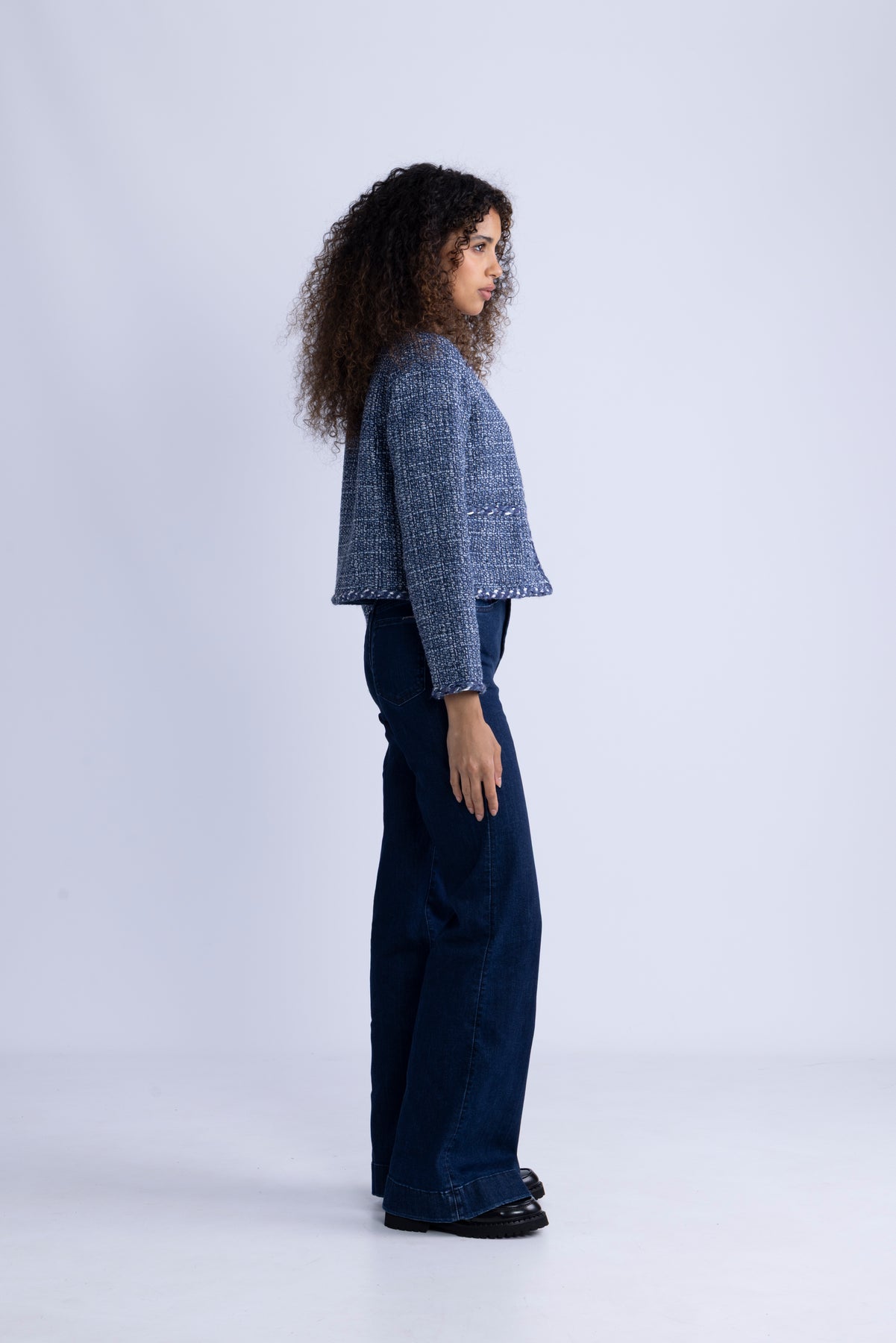 Lily Jacket - Navy Melange