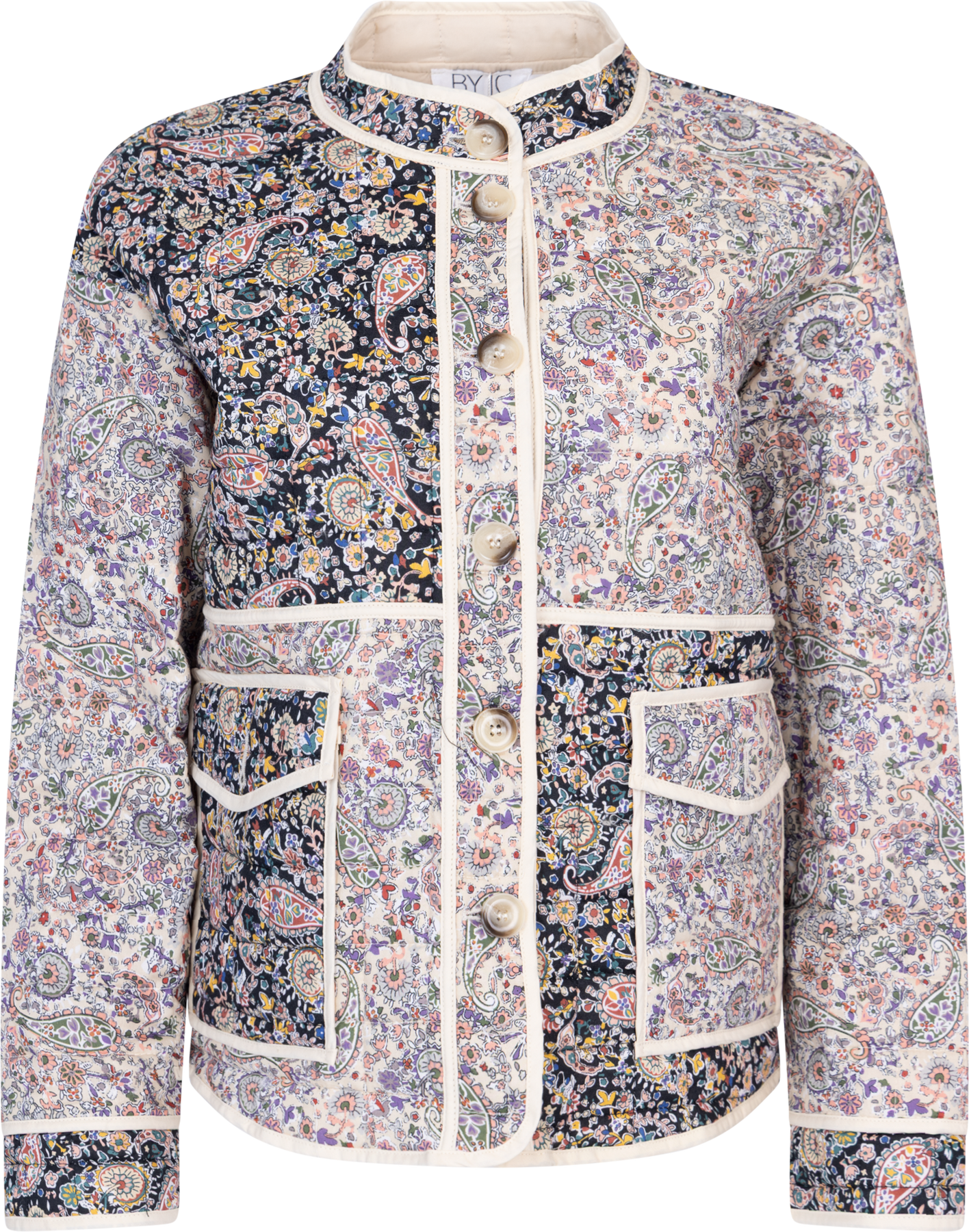 Emmyic Quilted Jacket - Multi Paisley