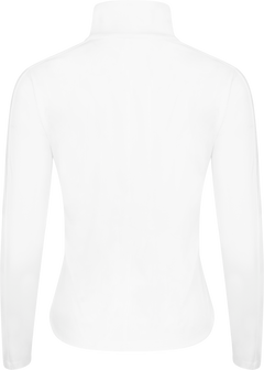 Serene Half Zip Long Sleeve - White
