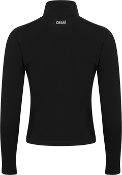 Soft Touch Zip Jacket - Black