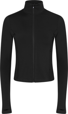 Soft Touch Zip Jacket - Black