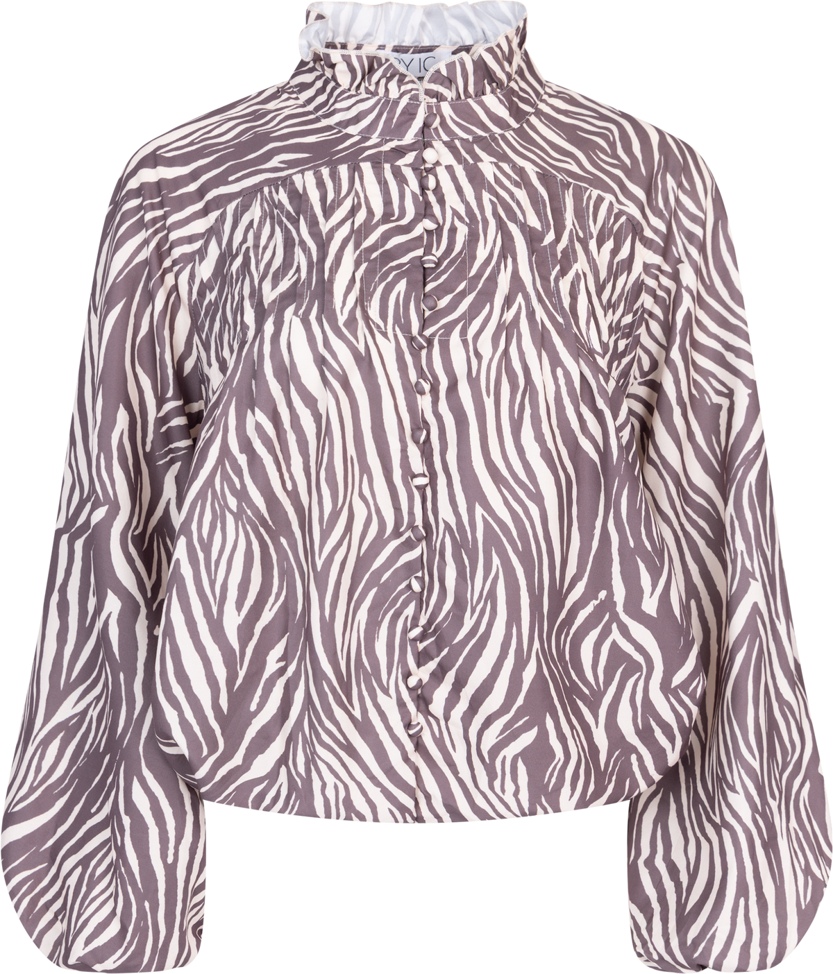 Ingeborgic Shirt - Brown Zebra