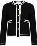 Gweneth Jacket - Black/Ecru