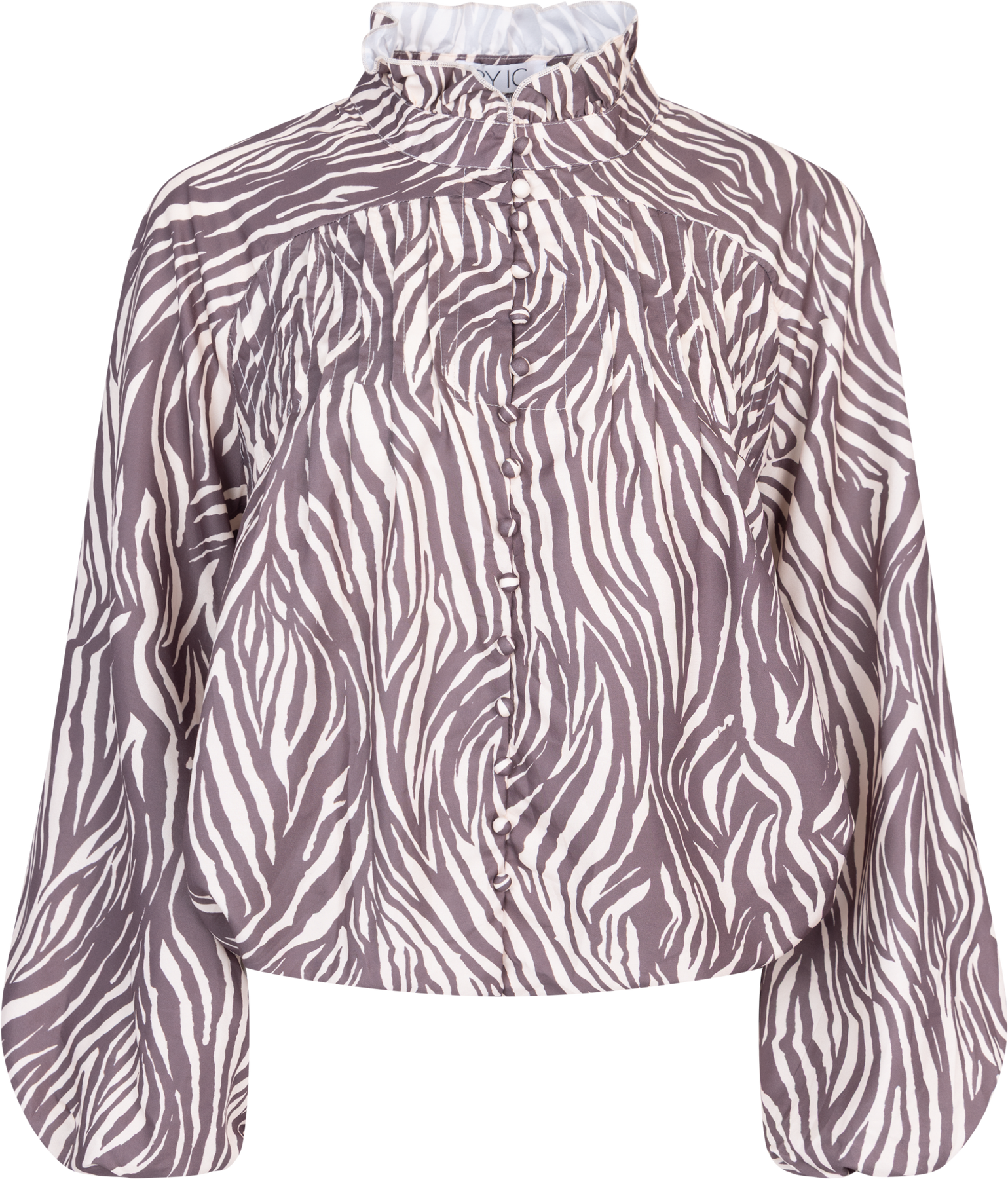 Ingeborgic Shirt - Brown Zebra