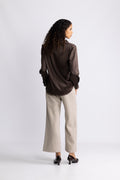 Leia Blouse - Brown