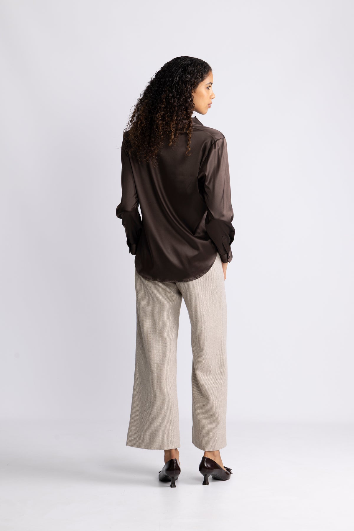 Leia Blouse - Brown