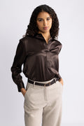 Leia Blouse - Brown