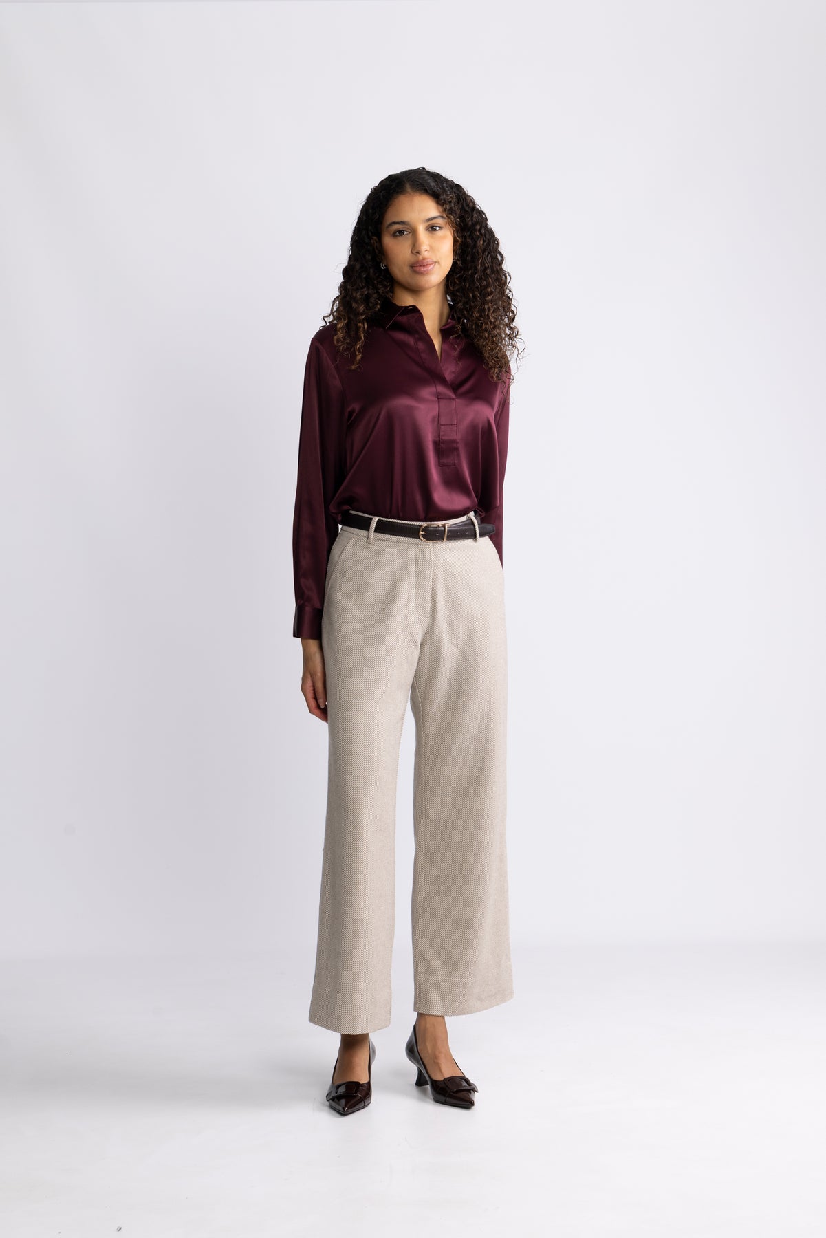 Leia Blouse - Plum