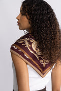 Lola Silk Scarf - Plum