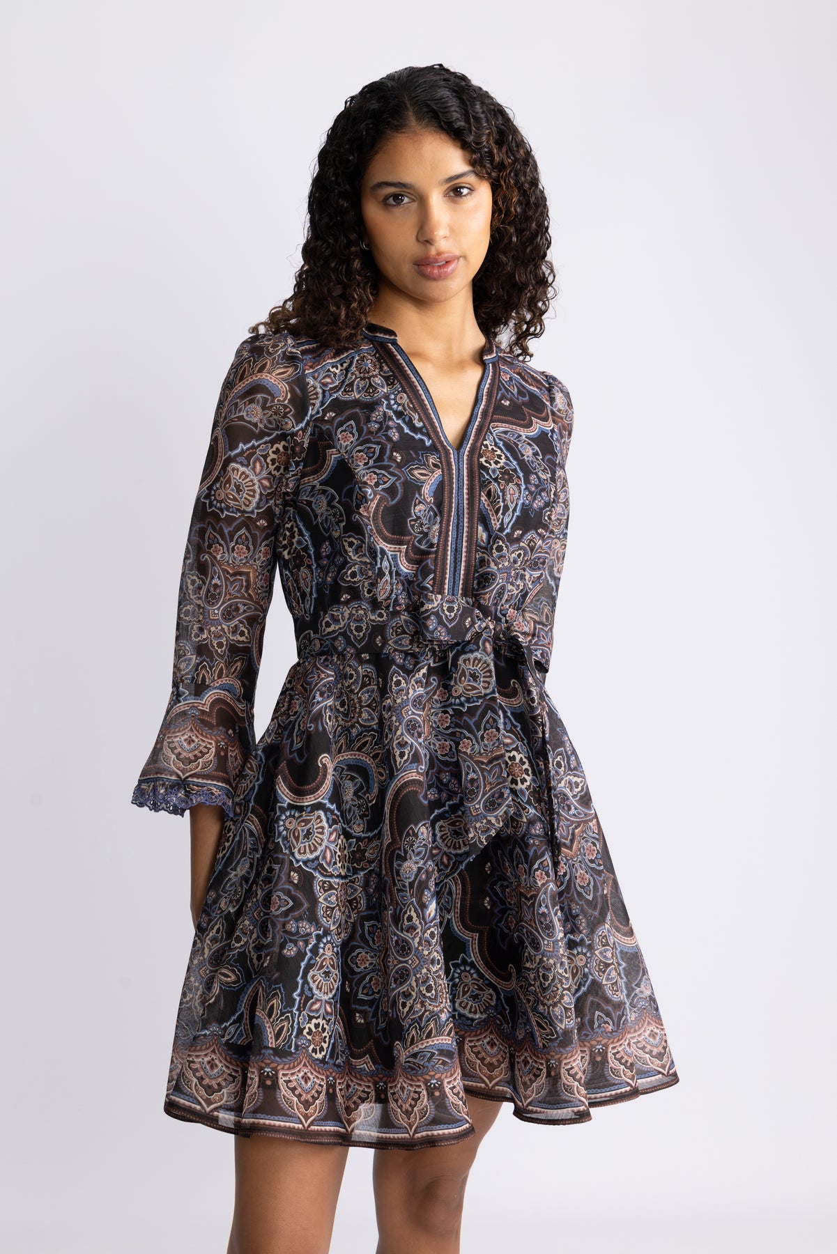 Artemis Silk Dress - Black