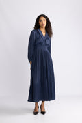 Alisson Solid Dress - Navy
