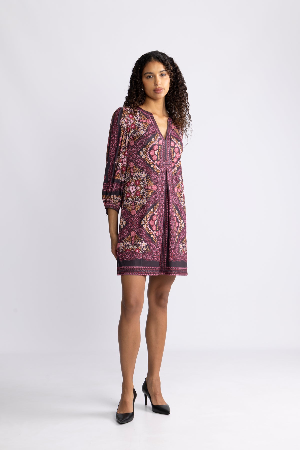 Malayah Dress - Wine