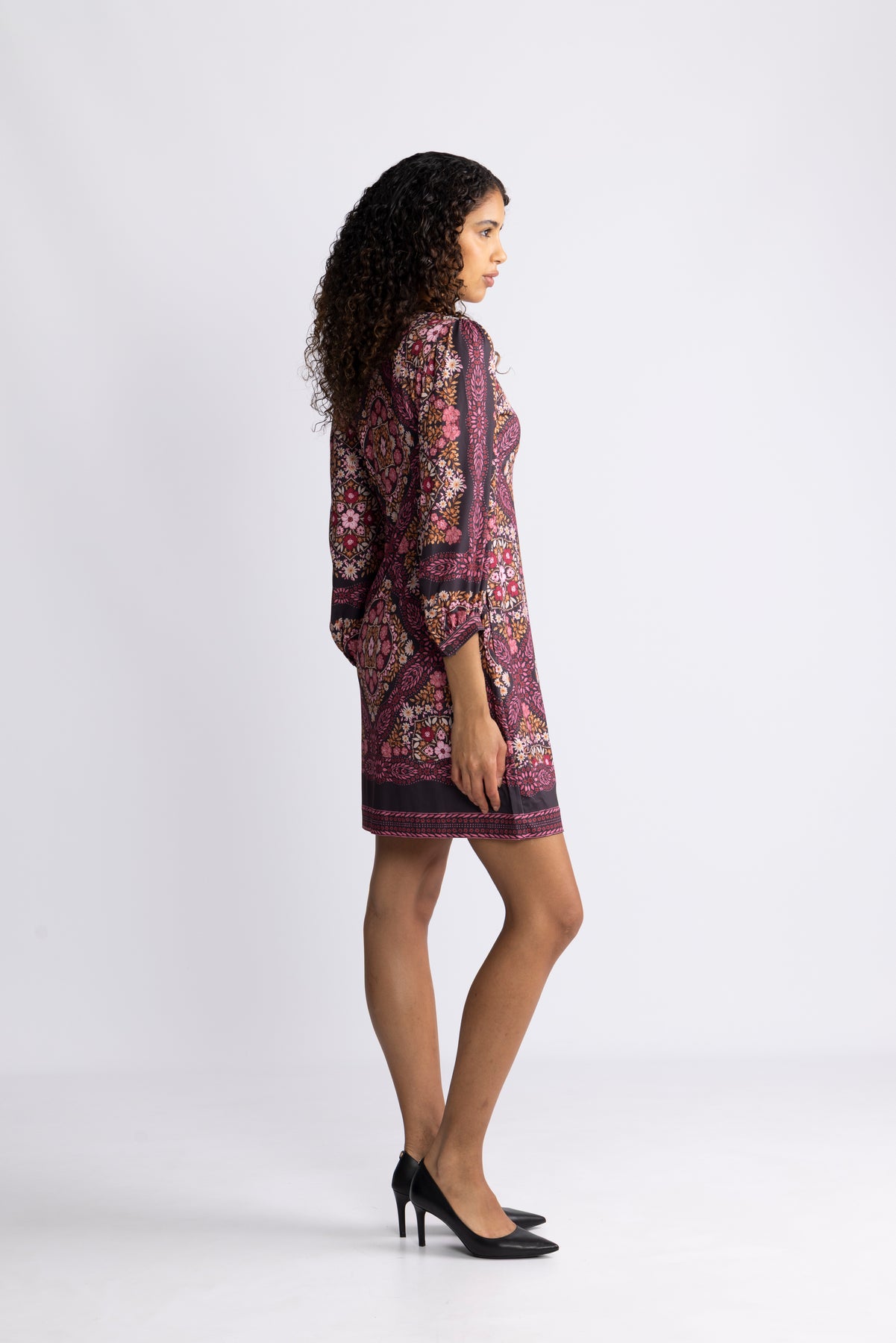 Malayah Dress - Wine