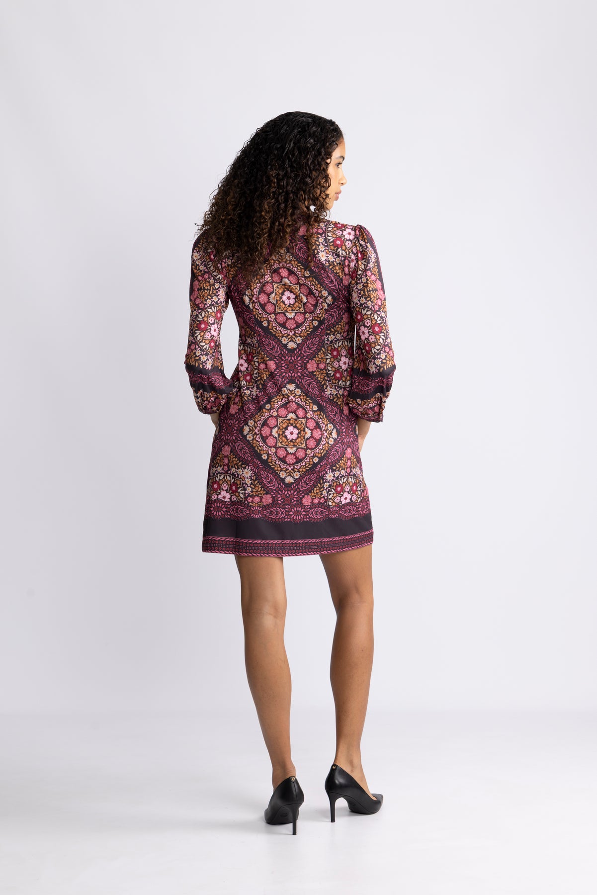 Malayah Dress - Wine