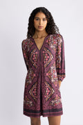 Malayah Dress - Wine