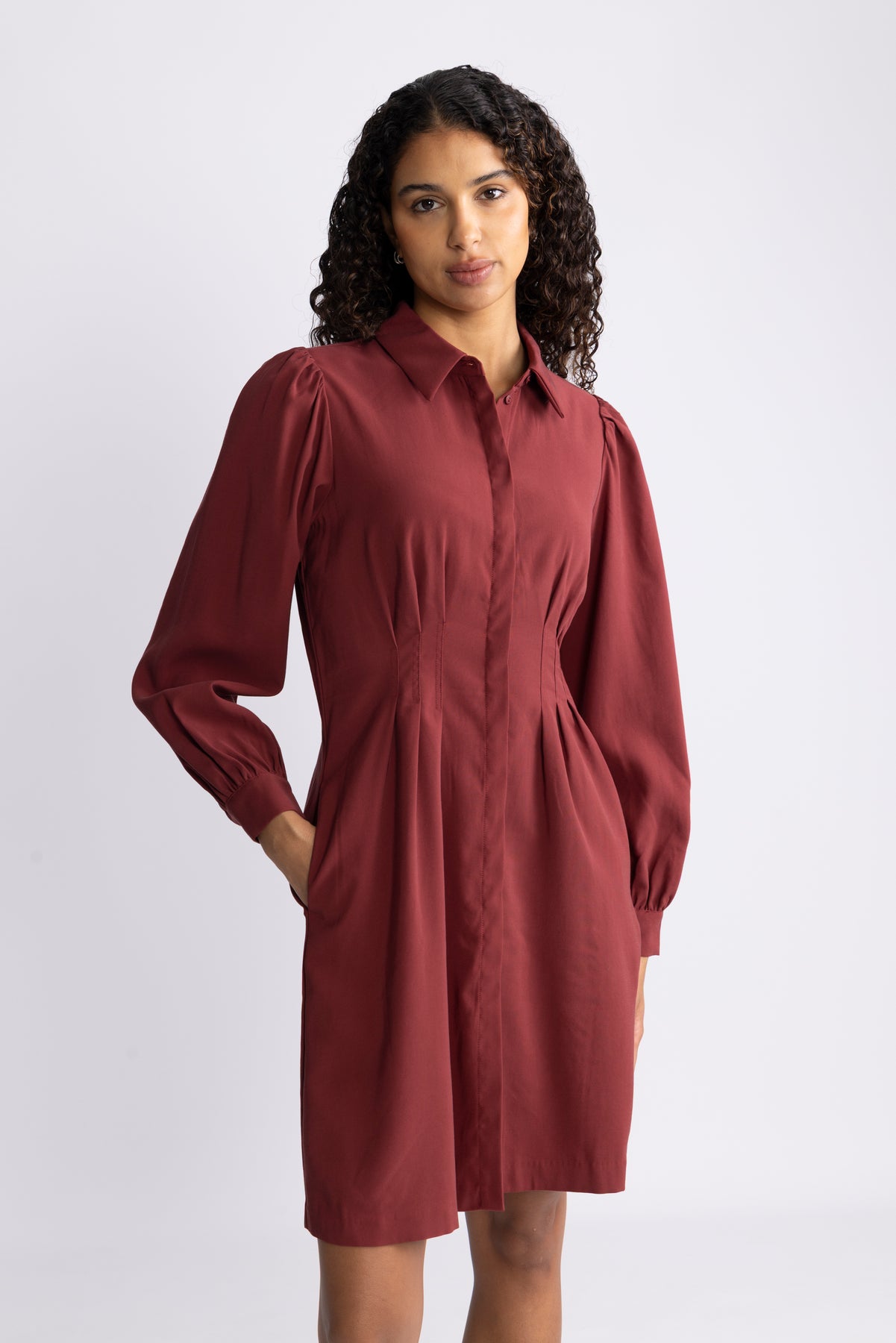Elsa Asana Dress - Syrah