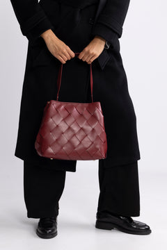 Chiara Braided Florence - Maroon W. Gold