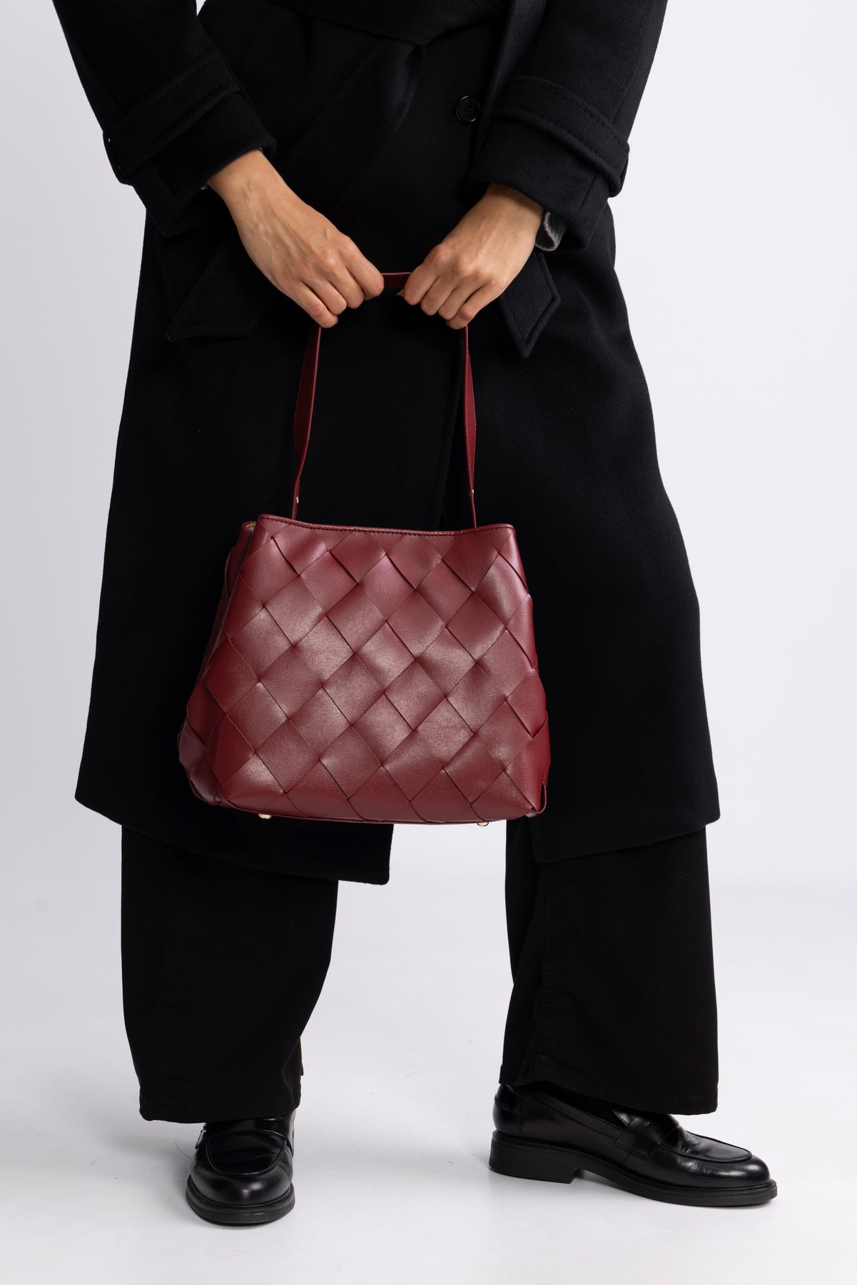 Chiara Braided Florence - Maroon W. Gold