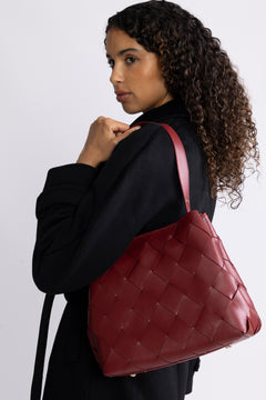 Chiara Braided Florence - Maroon W. Gold