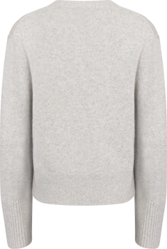 Mari Wool Sweater - Light Grey
