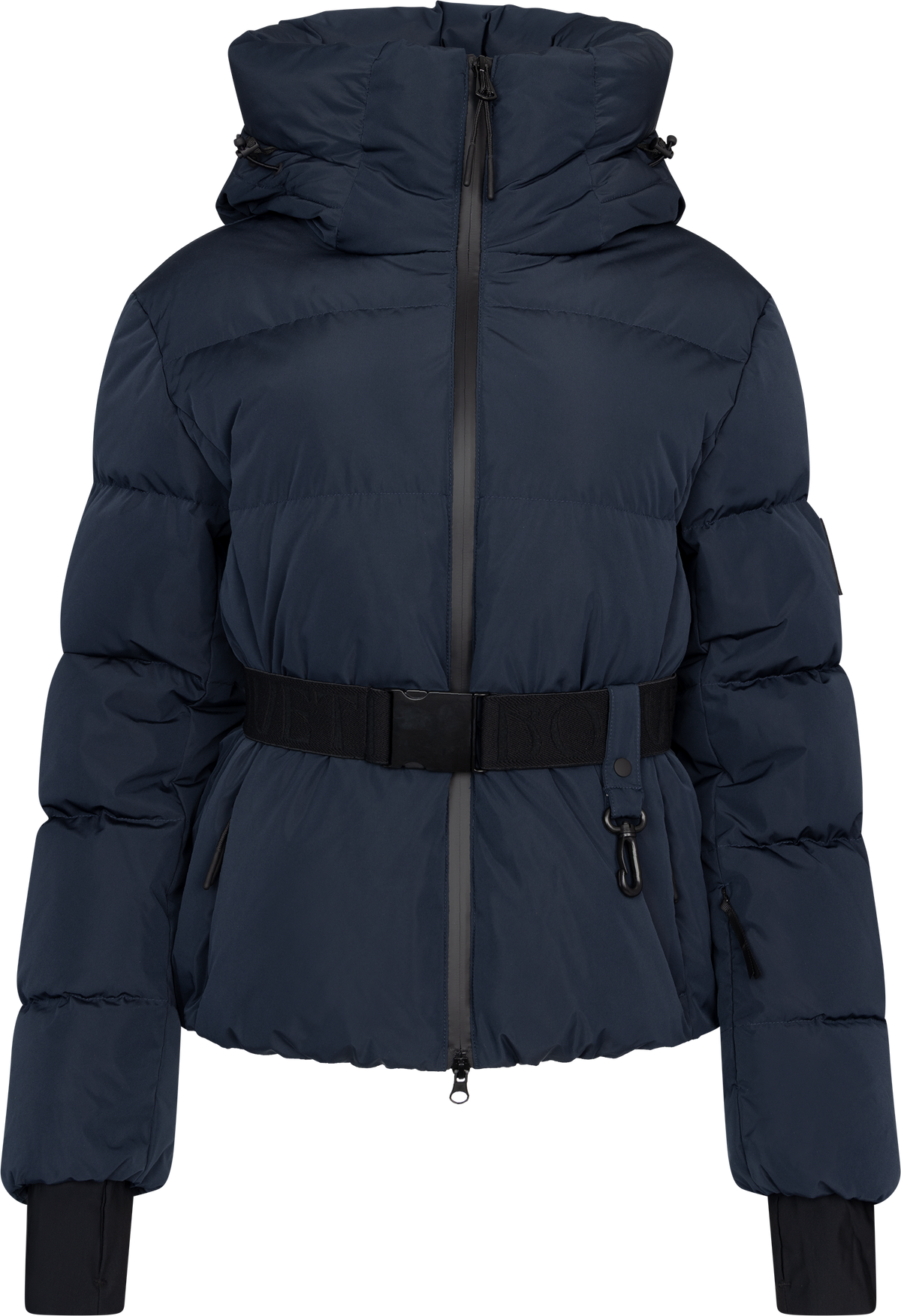 Emily Down Belt Jacket - Navy
