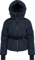 Emily Down Belt Jacket - Navy