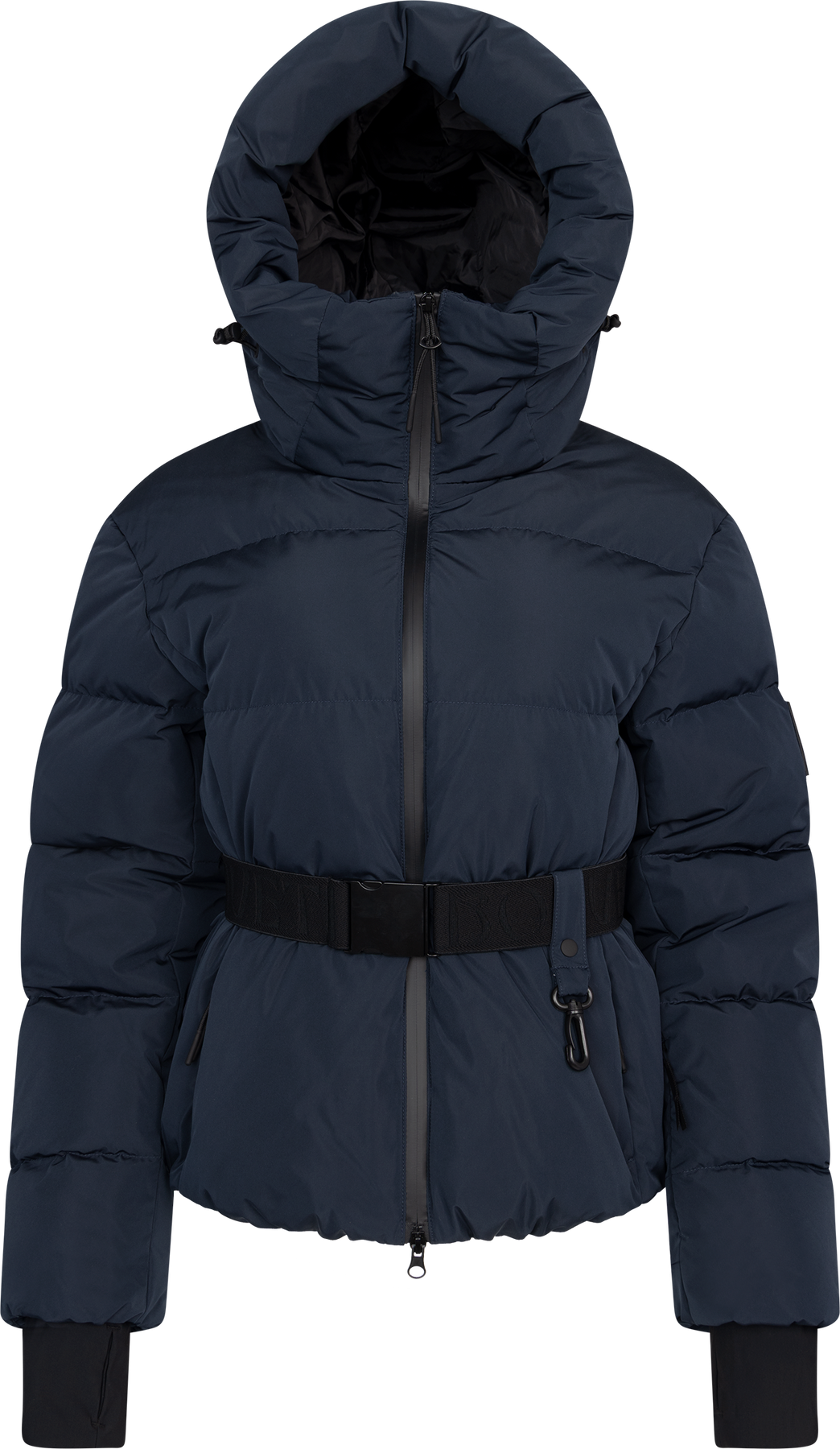 Emily Down Belt Jacket - Navy
