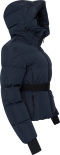 Emily Down Belt Jacket - Navy