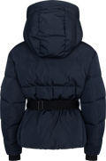 Emily Down Belt Jacket - Navy
