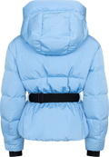 Emily Down Belt Jacket - Lt Blue