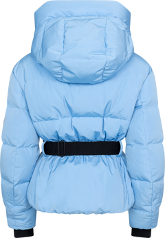 Emily Down Belt Jacket - Lt Blue