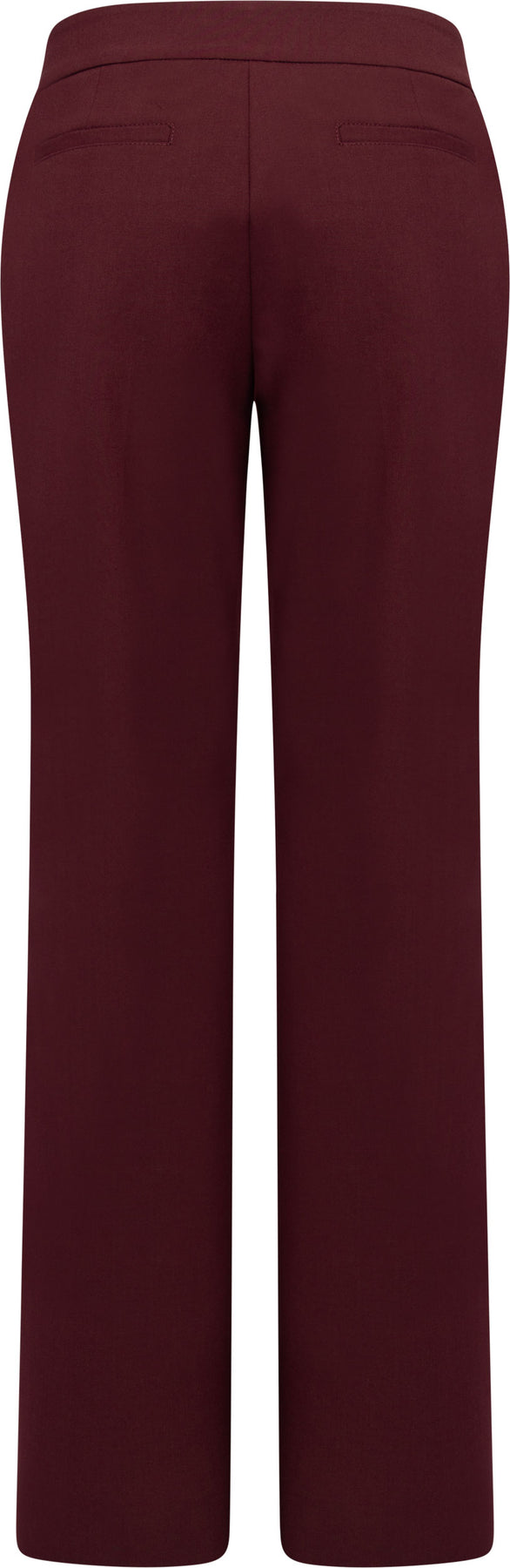 Quartier Mid-Rise Pants - Bordeaux